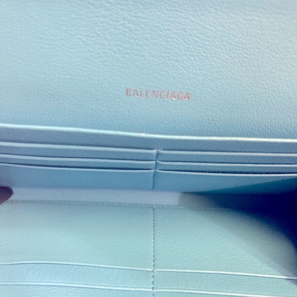 Balenciaga Envelope Wallet (Sky Blue) - Picture 4 of 5